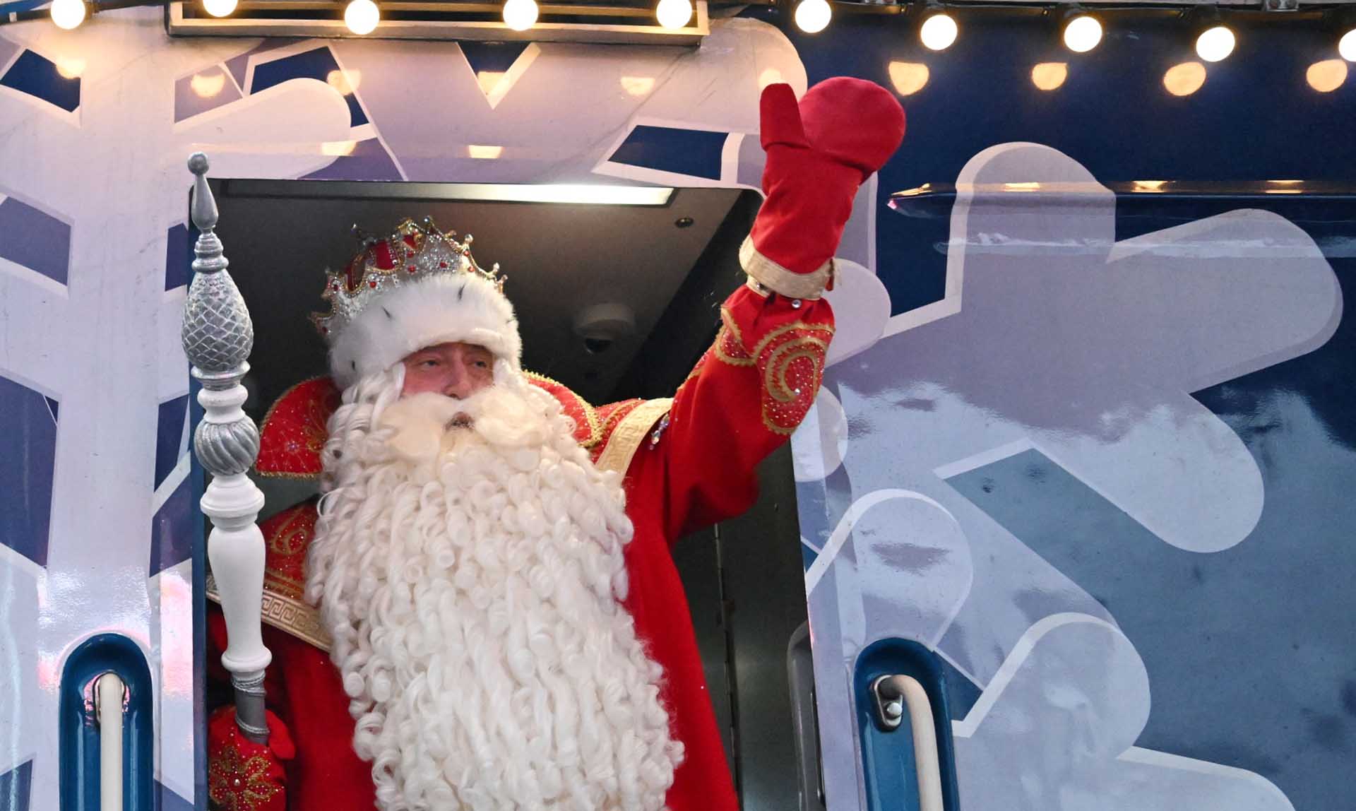 Поезд Деда Мороза отправился в новогоднее путешествие