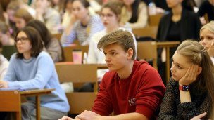 Студенты во время занятий 