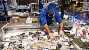 Рыба на прилавке