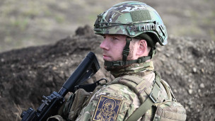 Военнослужащий на тренировке