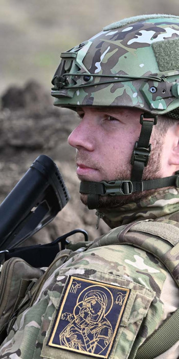 Военнослужащий на тренировке