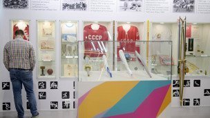 Участник выставки на стенде Минспорта России "Спорт для каждого"