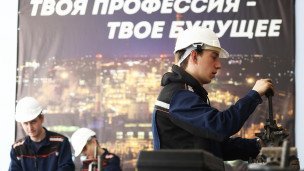 Студент колледжа во время занятия