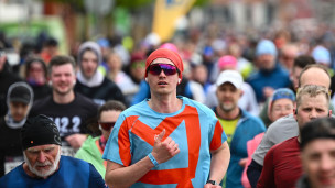 Участники забега 