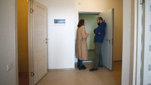 В одной из квартир в новом многоквартирном доме 