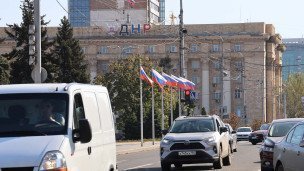 Автомобильная дорога в Донецке 