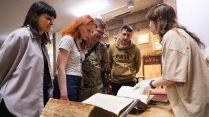 Участники ежегодной всероссийской акции Библионочь