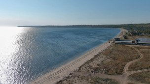 Вид на побережье Азовского моря