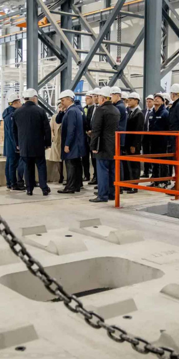 роботизированное производство рельсовых плит
