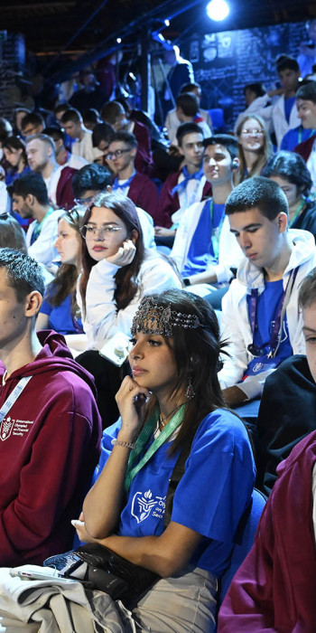 Участники финального этапа Международной Олимпиады по финансовой безопасности 