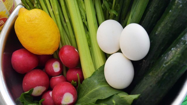 Овощи и яйца