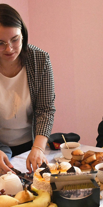 Военный с семьей 