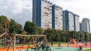 Вид на жилой район