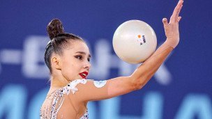 Мария Борисова во время соревнований