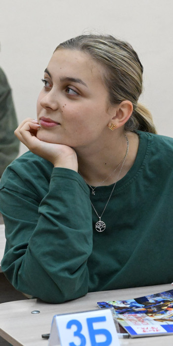 Ученики перед началом единого государственного экзамена