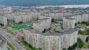 Жилой микрорайон в Мурманске