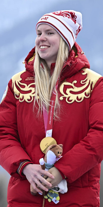 Варвара Ворончихина на церемонии награждения