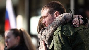 Солдат в объятьях 