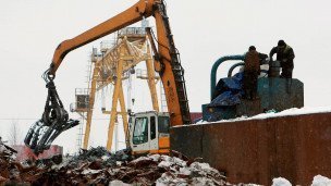 Уборка бытового лома