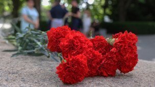 Букет красной гвоздики