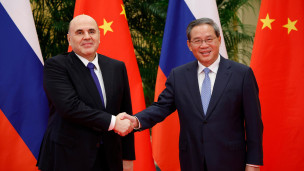 Михаил Мишустин и премьер Государственного совета Китая Ли Цян 