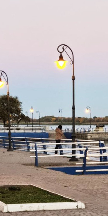 Набережная реки Днепр в Херсоне