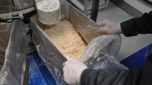 Готовая продукция в производственном цехе 