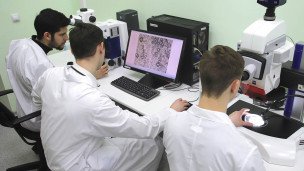 Медицинские работники во время исследования