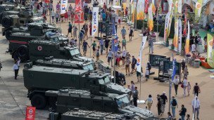Вид на территорию военно-патриотического парка "Патриот"