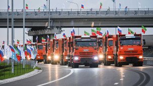 Открытие движения по участку автодороги Р-239 Казань – Оренбург 
