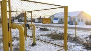 Газопровод в селе
