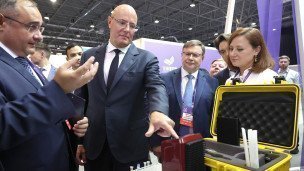 Дмитрий Чернышенко на выставке "Технопром-2024"