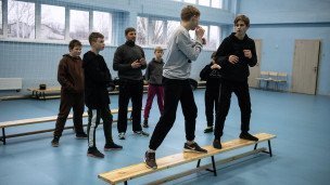 Занятия в спортивном зале 