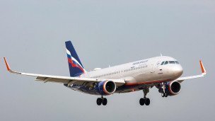 Самолет Airbus A320-214 авиакомпании "Аэрофлот"