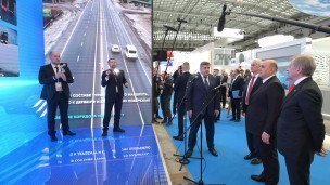 Михаил Мишустин торжественно открывает участок трассы М-12