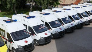 Новые автомобили службе скорой помощи