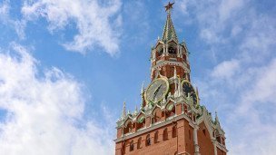 Спасская башня на территории Кремля