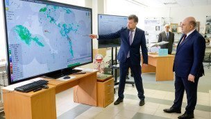Михаил Мишустин в центре гидрометеорологии и мониторингу окружающей среды