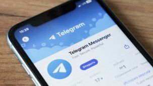 Приложение мессенджера Telegram в онлайн-магазине приложений