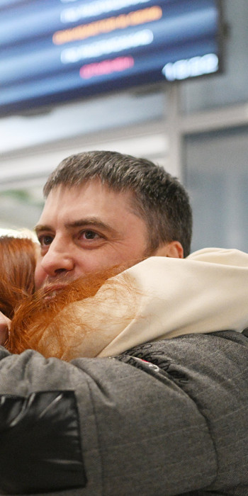 Пассажиры в аэропорту