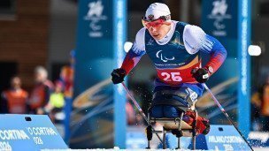 Иван Голубков на соревнованиях по лыжным гонкам