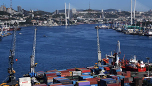 Контейнерный терминал Владивостокского морского торгового порта