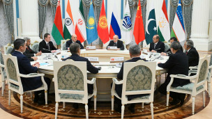 встреча с главами делегаций Совета глав государств – членов ШОС