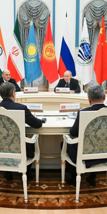 встреча с главами делегаций Совета глав государств – членов ШОС