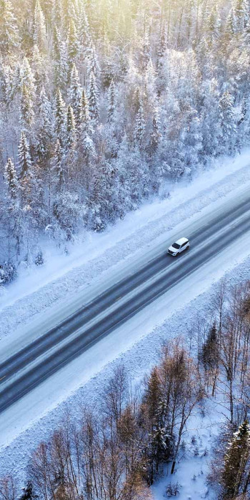 Зимняя трасса