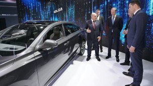 Михаил Мишустин на выставке "Цифровая индустрия промышленной России"