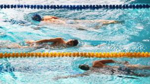 пловцы в бассейне