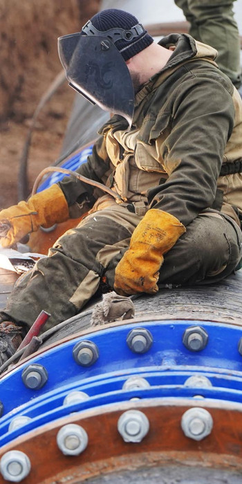 Строительство водовода