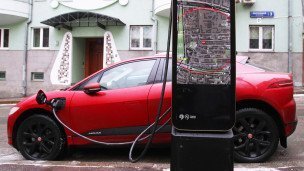 Электрозарядная станция для электромобиля