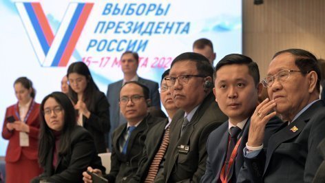 Открытие информационного центра ЦИК РФ